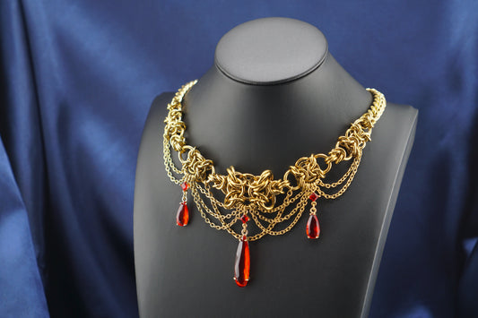 The Elven Mage, Frieren Regency Art Inspired Necklace (1 of 1)